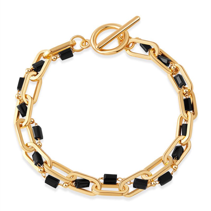 18K Gold Evil Eye Bracelet - Shuling Jewelry