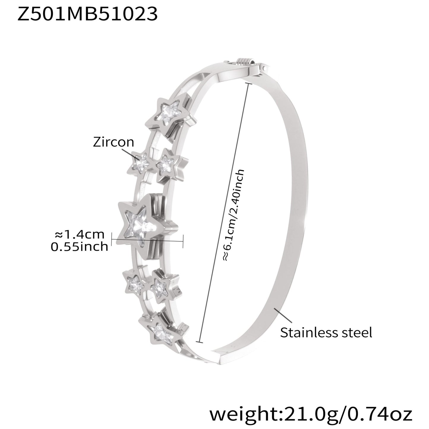 Crystal Symbolic Stackable Bangle Collection