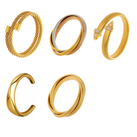 Luxurious Stackable Cuff Collection