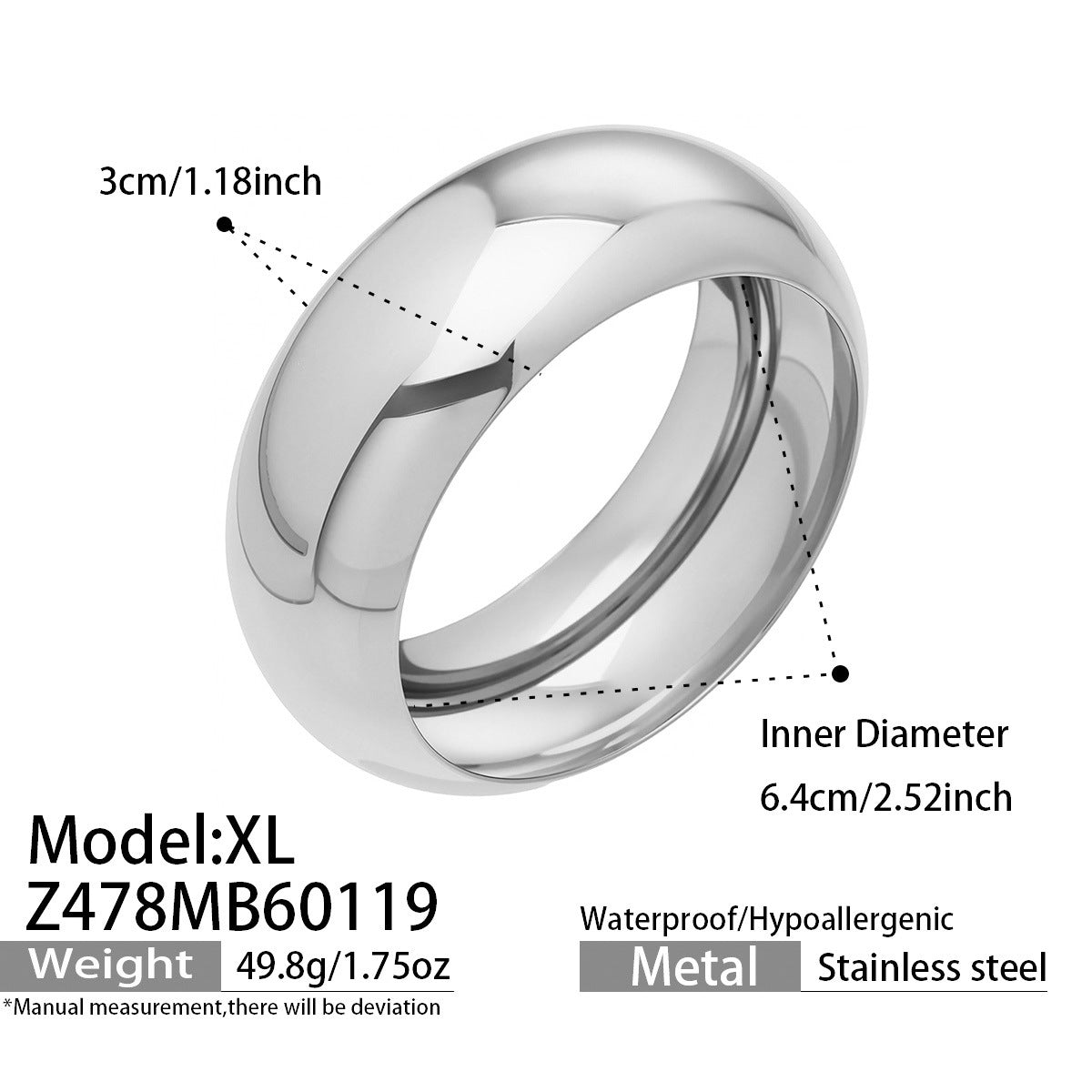 Bracelets minimalistes audacieux en or brillant