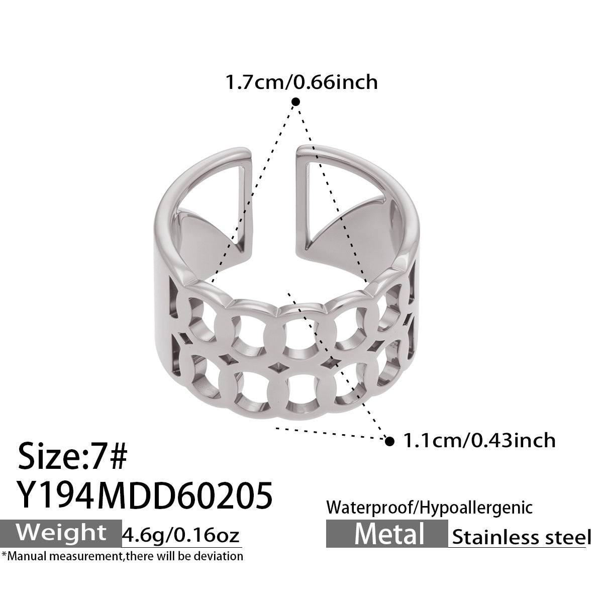 Urban Zen Minimalist Geometric Ring Set