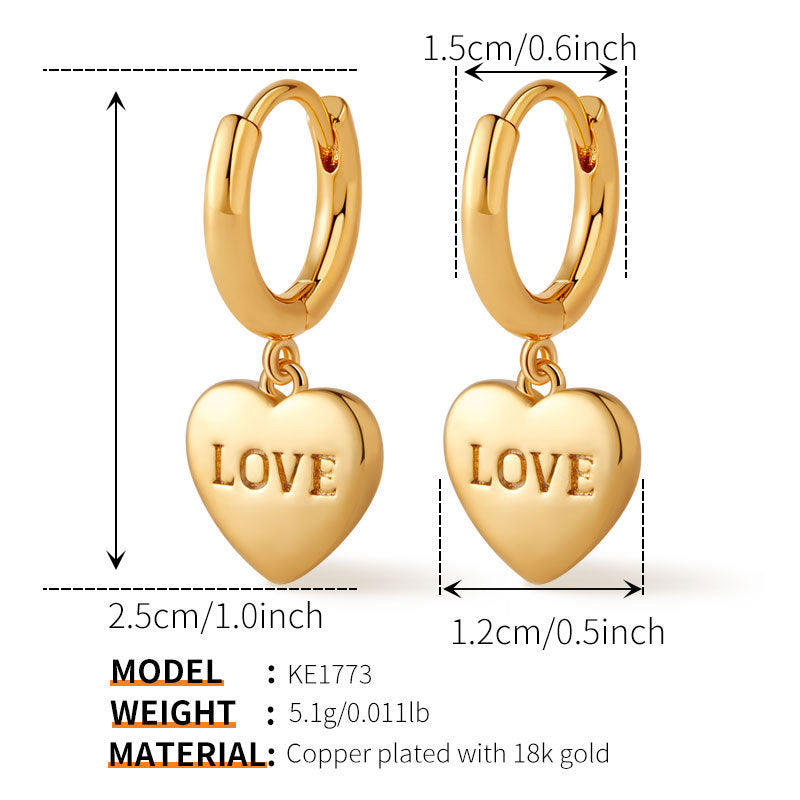 Bohemian Dainty Charm Hoops