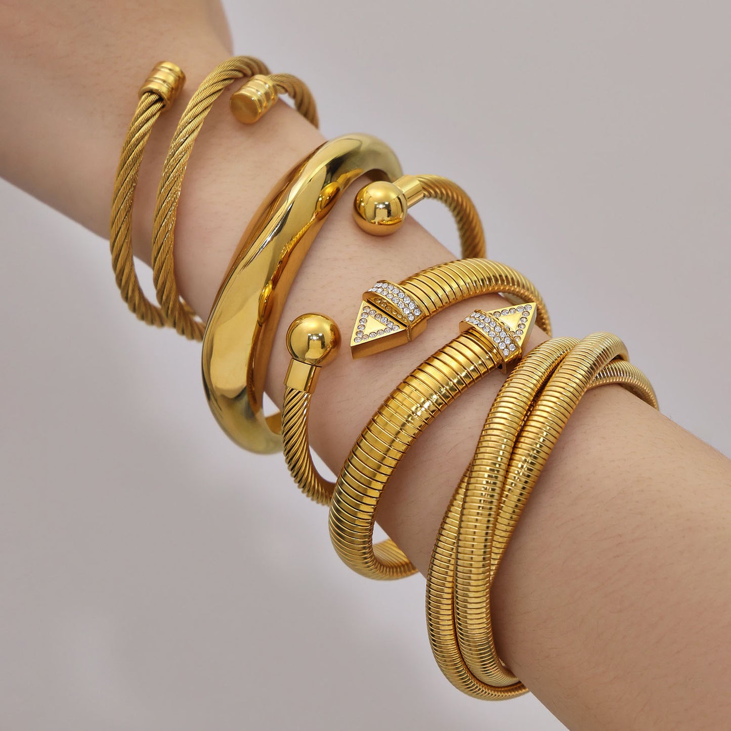 Luxurious Stackable Cuff Collection