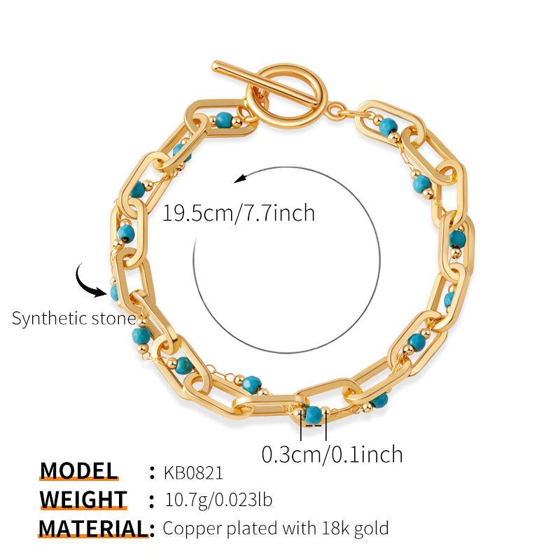 18K Gold Evil Eye Bracelet - Shuling Jewelry