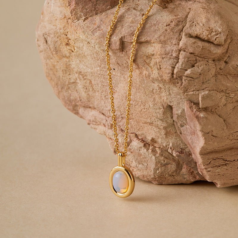 18K Gold Niche Tiger's Eye Necklace - Shuling Jewelry