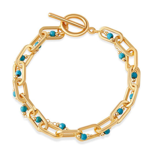 18K Gold Evil Eye Bracelet - Shuling Jewelry
