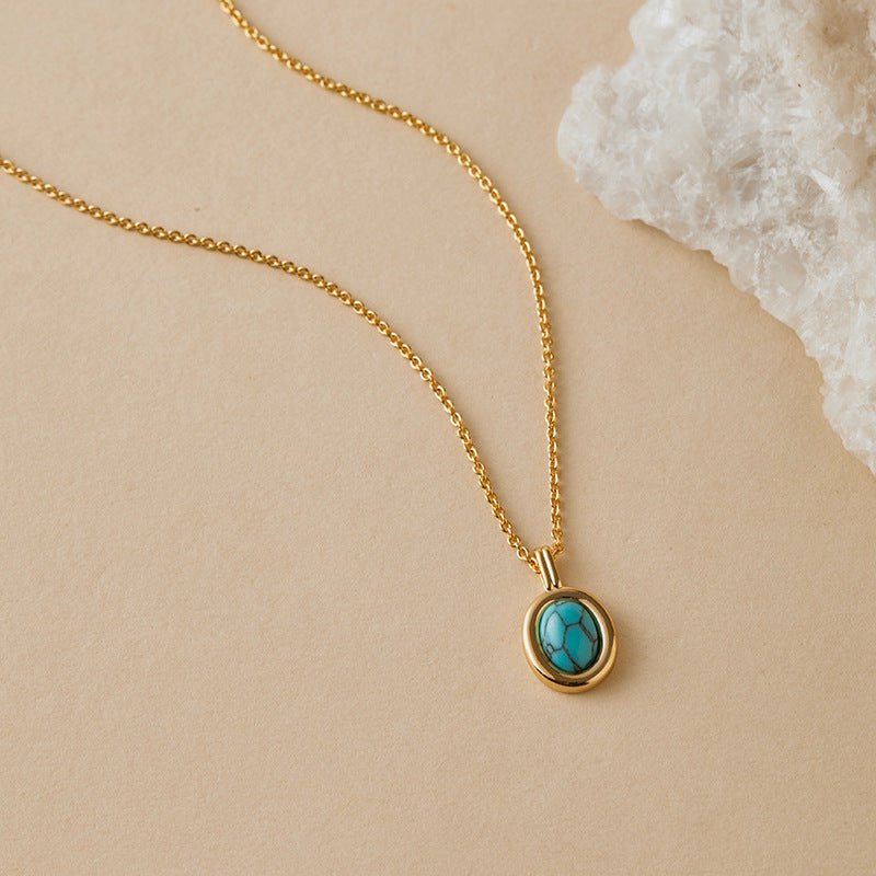 18K Gold Niche Tiger's Eye Necklace - Shuling Jewelry