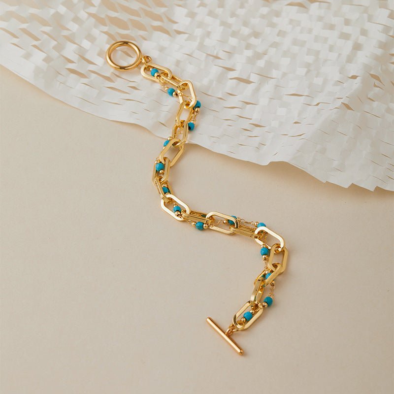 18K Gold Evil Eye Bracelet - Shuling Jewelry