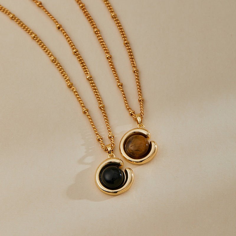 18K Gold Marrard Color Retro Necklace - Shuling Jewelry