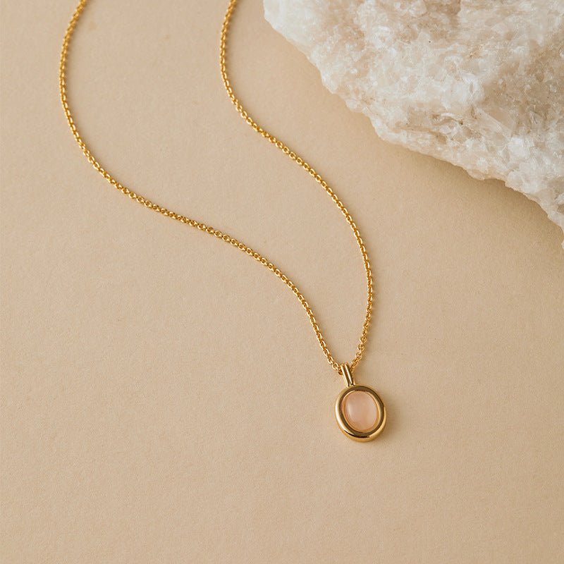 18K Gold Niche Tiger's Eye Necklace - Shuling Jewelry