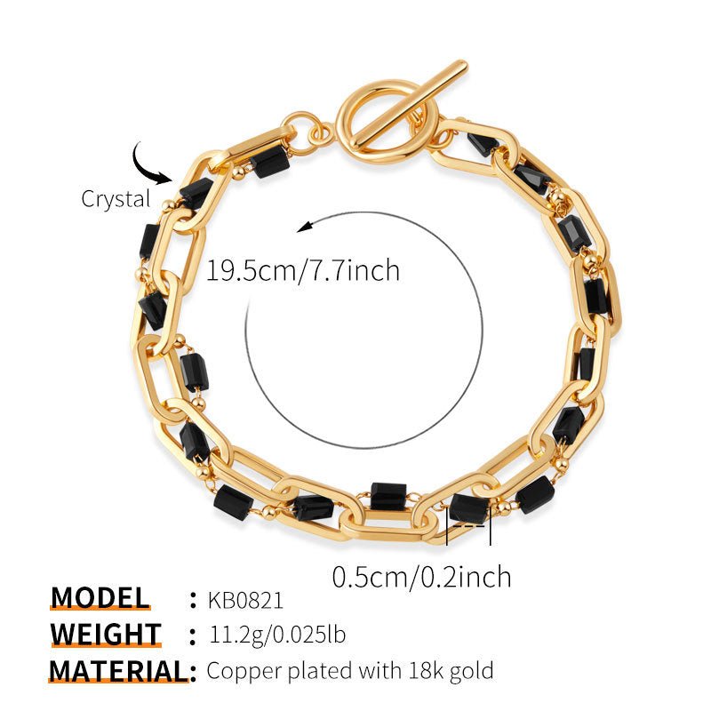 18K Gold Evil Eye Bracelet - Shuling Jewelry