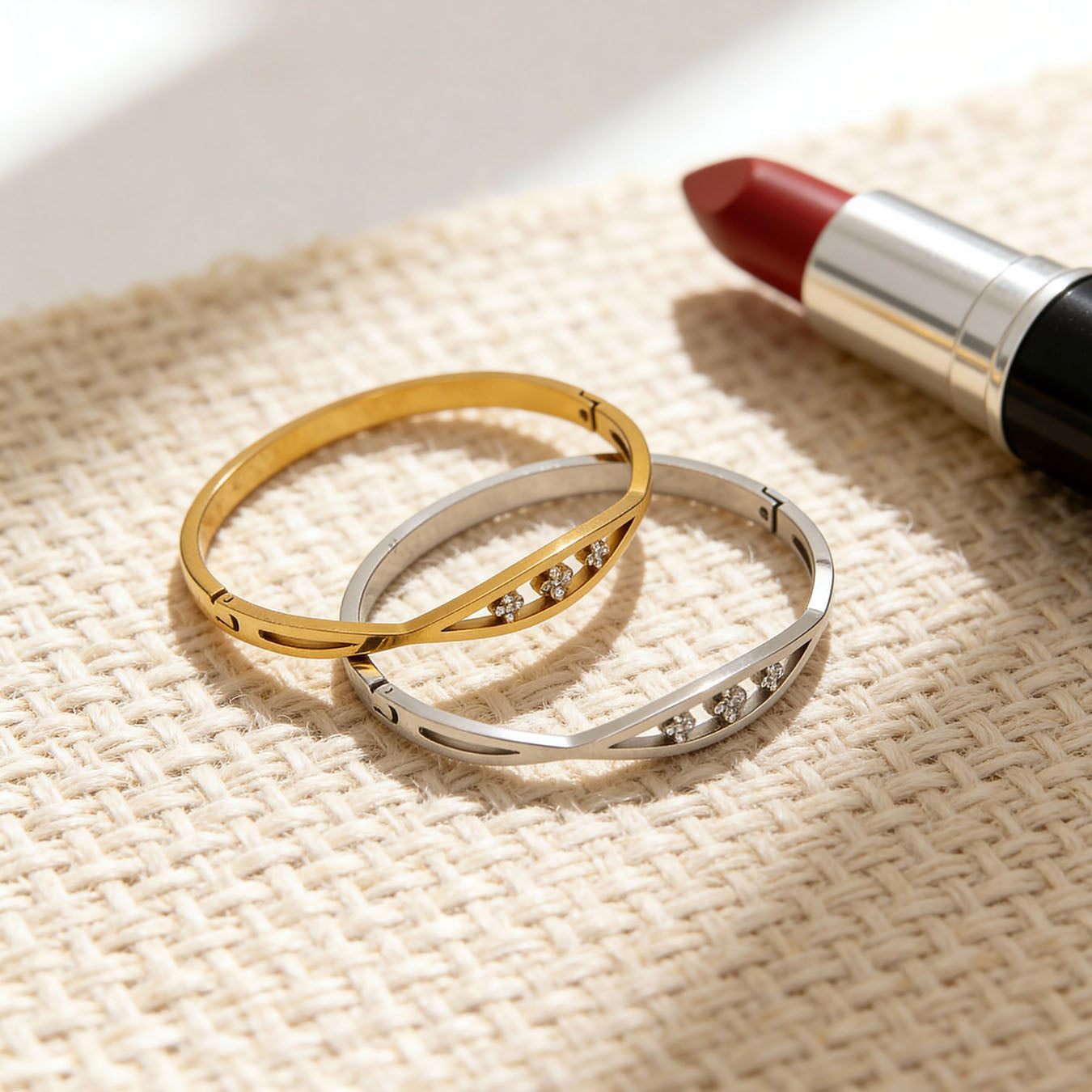 Bracelet en cristal de diamant étincelant 