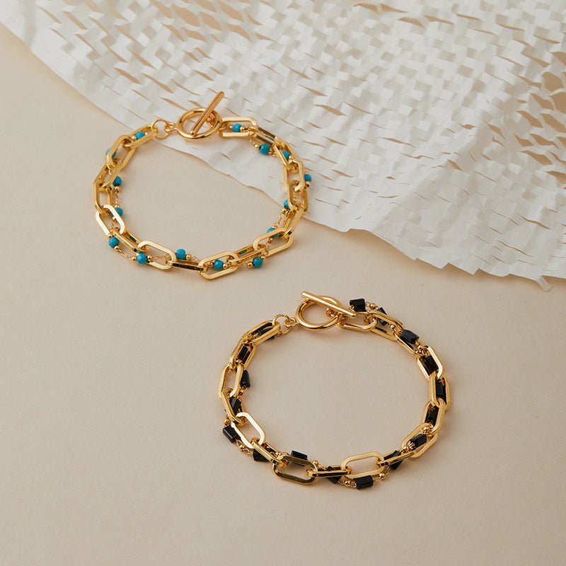 18K Gold Evil Eye Bracelet - Shuling Jewelry