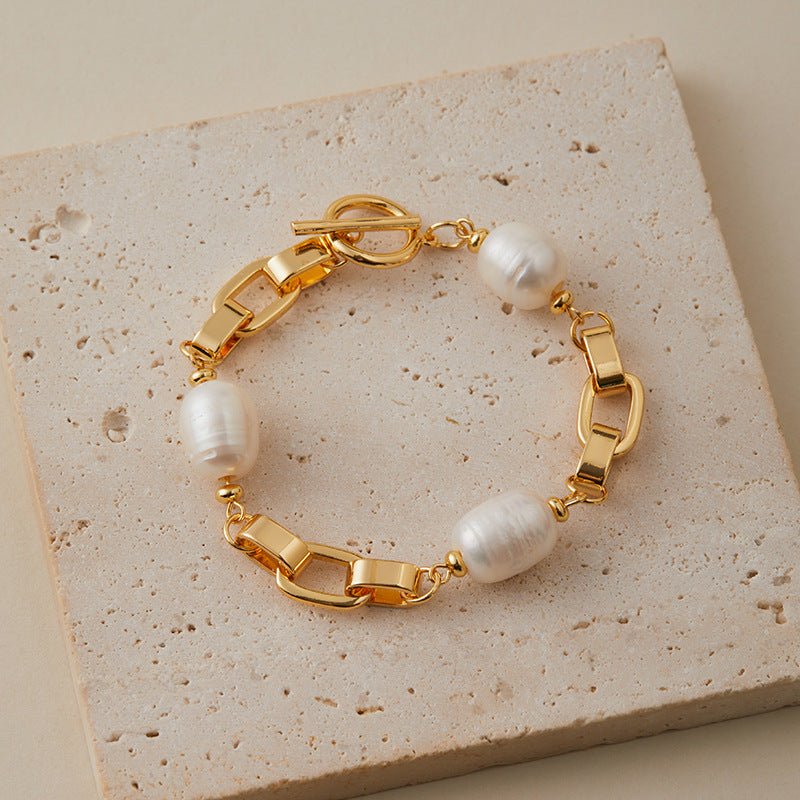18K Gold Handmade Pearl Bracelets - Shuling Jewelry