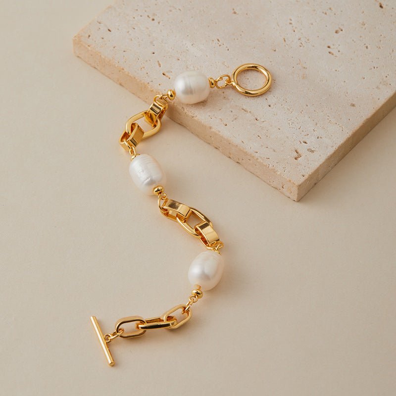 18K Gold Handmade Pearl Bracelets - Shuling Jewelry