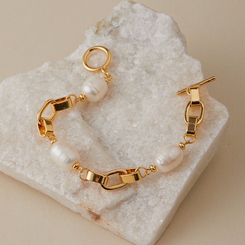 18K Gold Handmade Pearl Bracelets - Shuling Jewelry