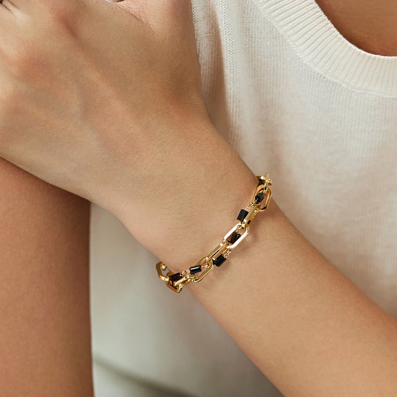 18K Gold Evil Eye Bracelet - Shuling Jewelry