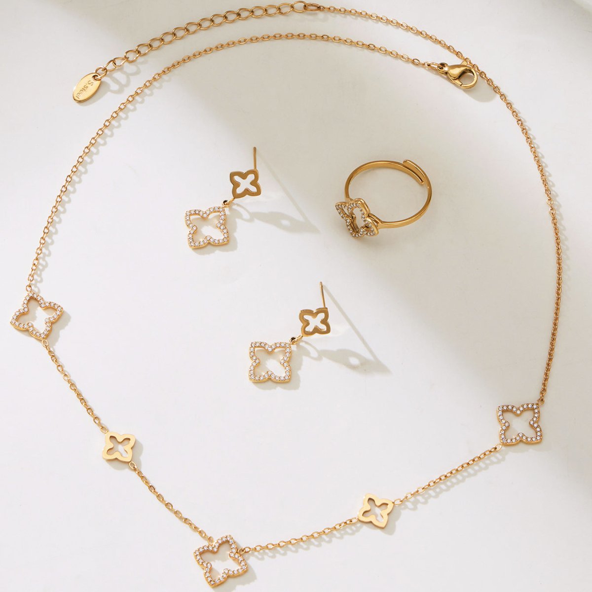 18K Gold Diamond Jewelry Sets - Shuling Jewelry