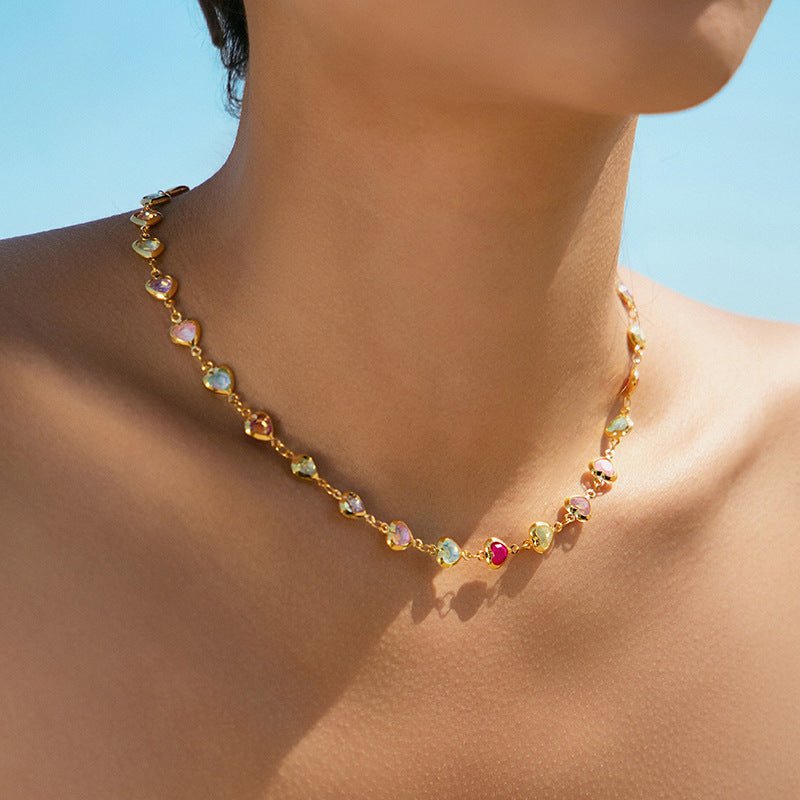 Dopamine Colored Necklace - Shuling Jewelry