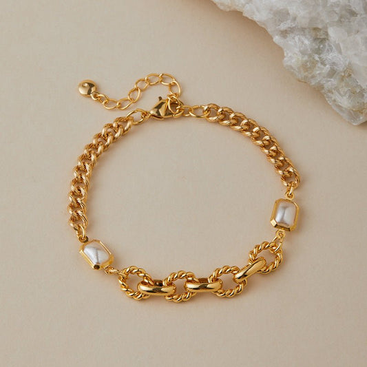 18K Gold Handmade Pearl Bracelets - Shuling Jewelry