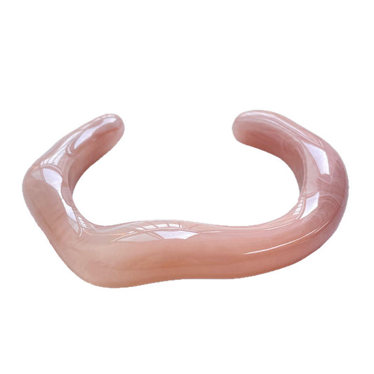 Artistic Wavy Resin Bangles Collection