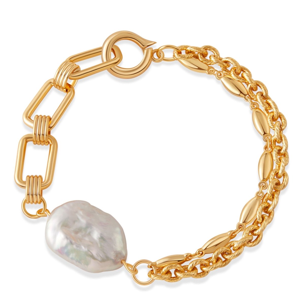 18K Gold Handmade Pearl Bracelets - Shuling Jewelry
