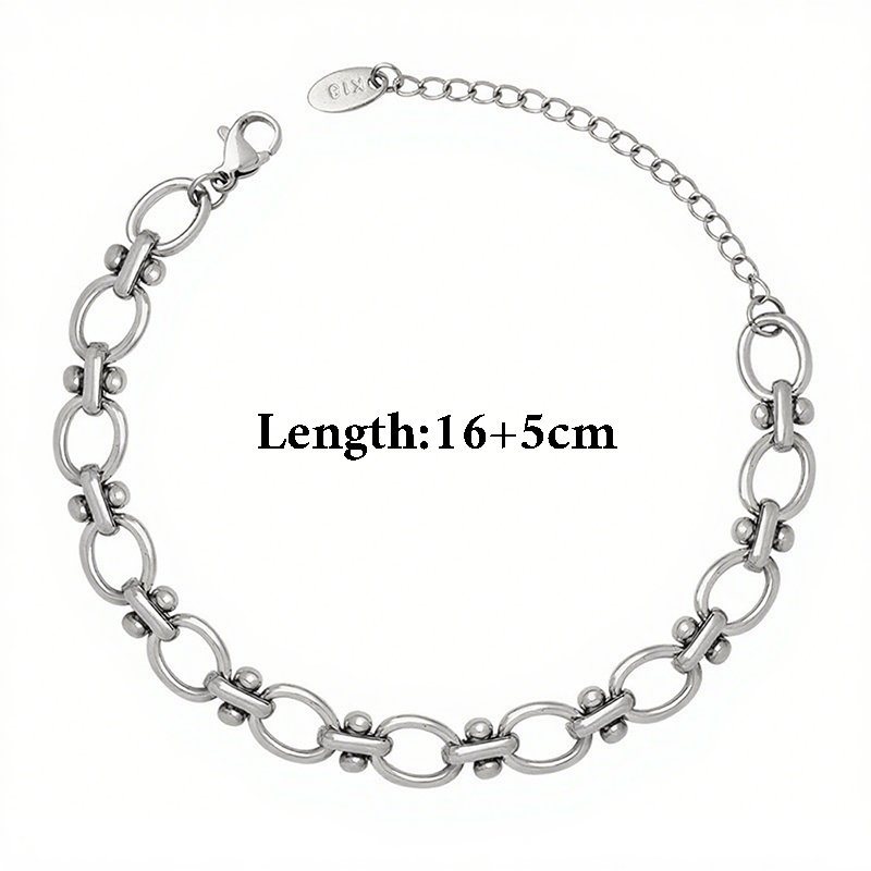 18K Gold Chunky Chain Couple Bracelets - Shuling Jewelry