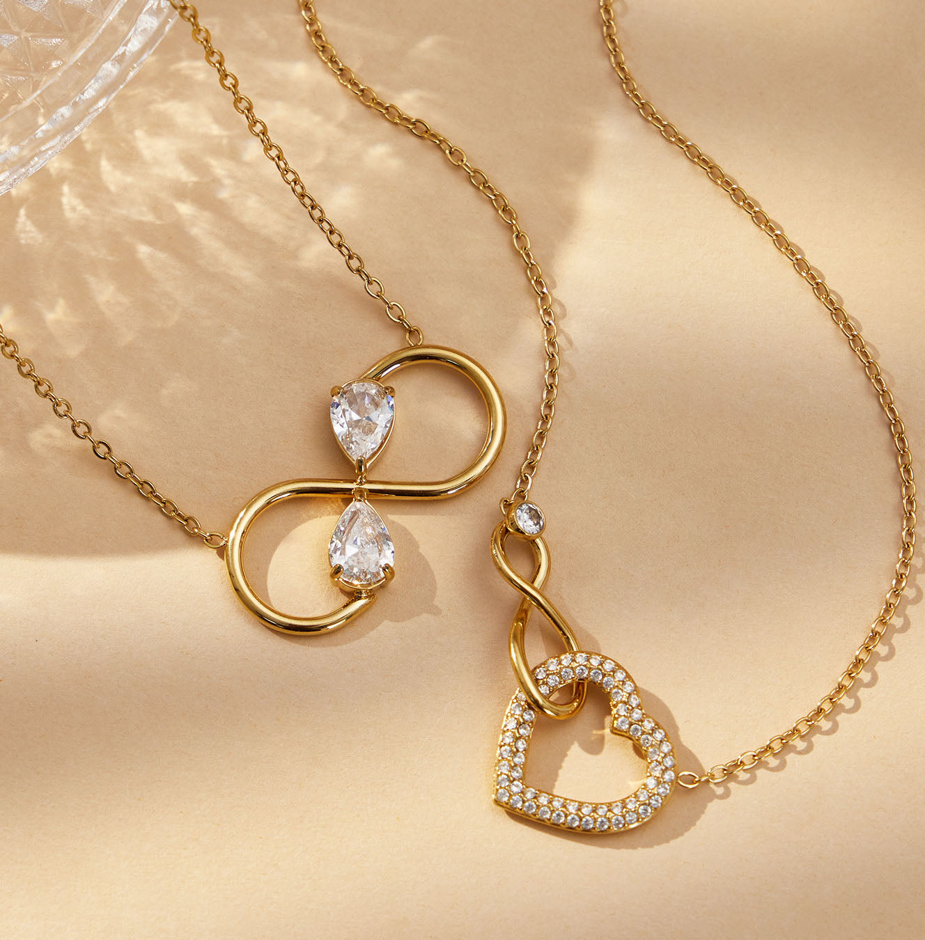 Eternal Love Infinity Heart Jewelry Set