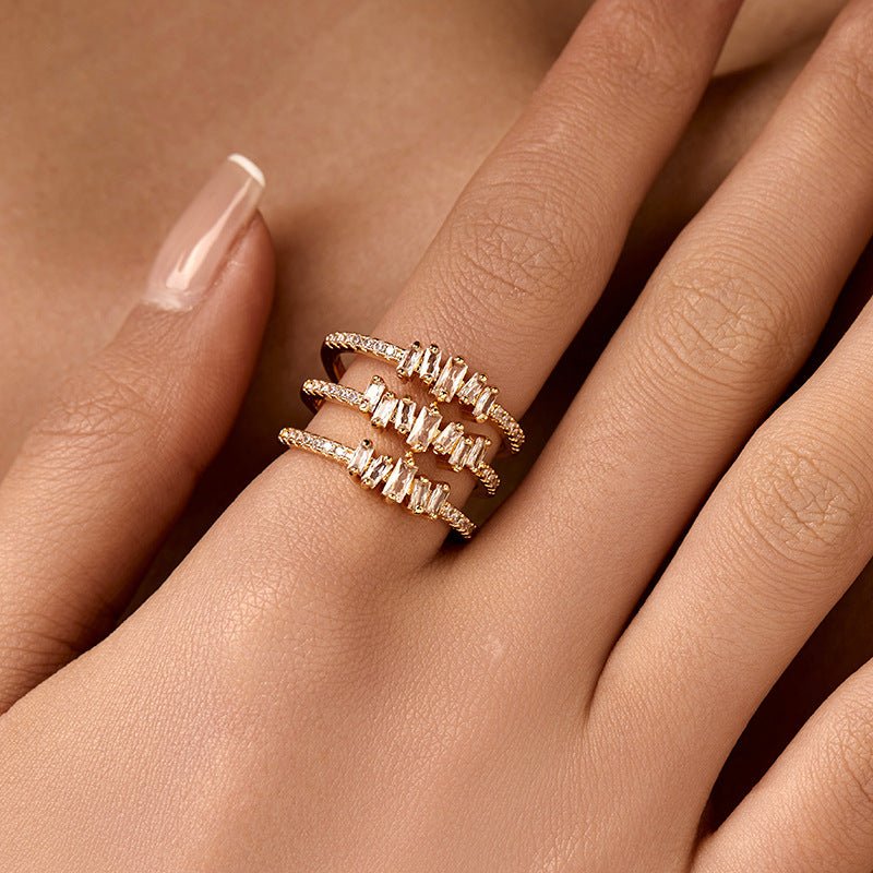 High quality exquisite zircon rings - Shuling Jewelry