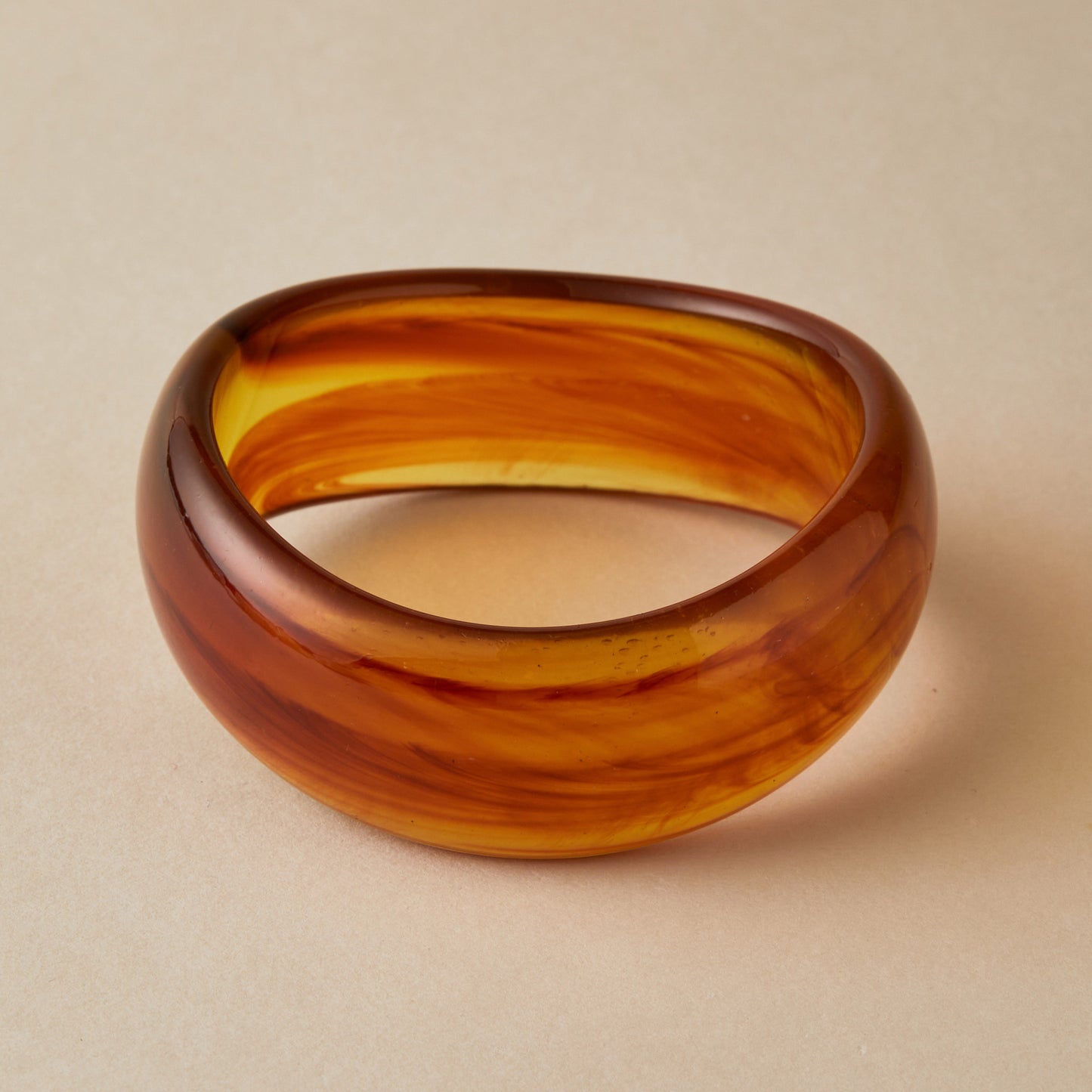 Irregular Resin Chunky Bangles Collection