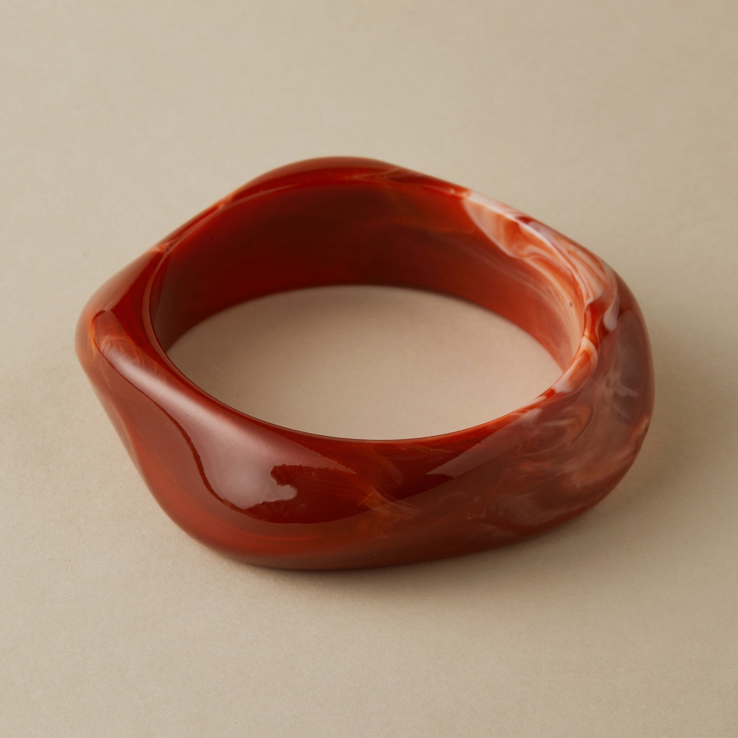 Irregular Resin Chunky Bangles Collection