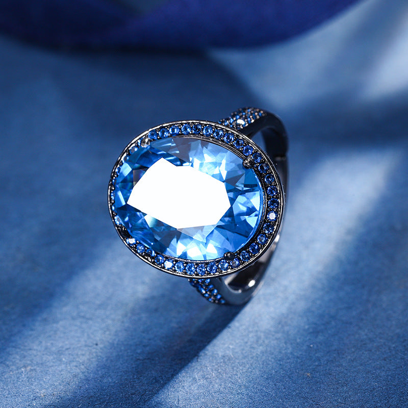 Elegant Radiant-Cut Gemstone Halo Jewelry Suite