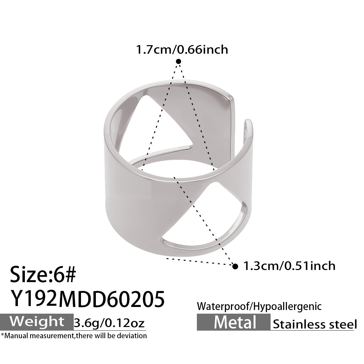 Urban Zen Minimalist Geometric Ring Set