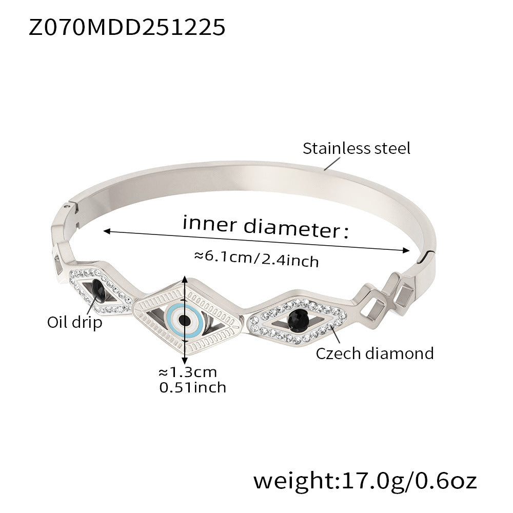 Crystal Symbolic Stackable Bangle Collection