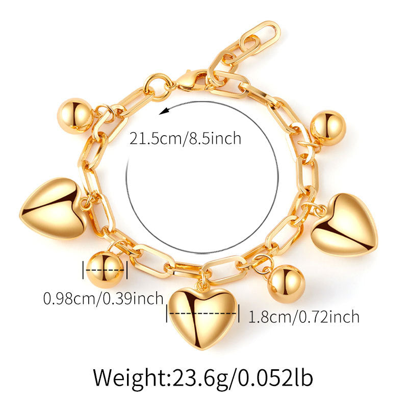 Elegantes Statement-Armband mit mehreren Anhängern 