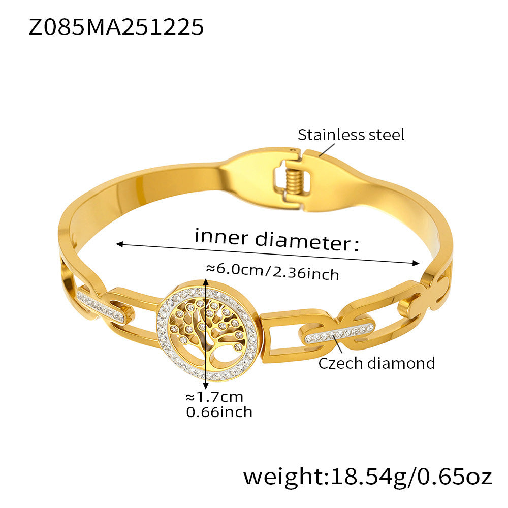 Crystal Symbolic Stackable Bangle Collection