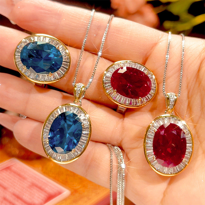 Luxury Charms and Statement Gemstones Jewelry Sets