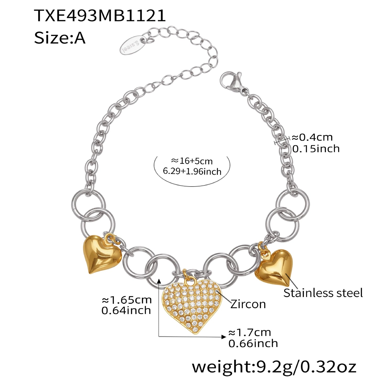 Luxury Heart Pearl Layered Jewelry Set