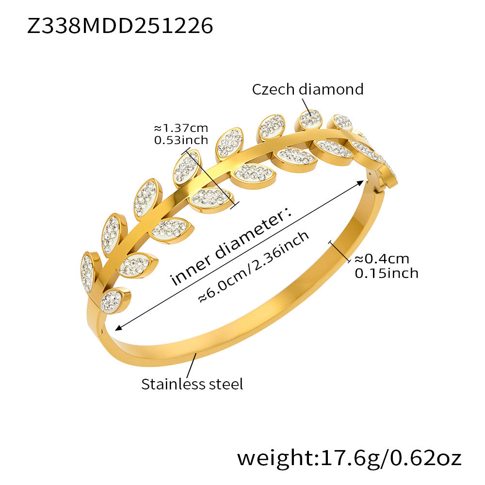 Crystal Symbolic Stackable Bangle Collection