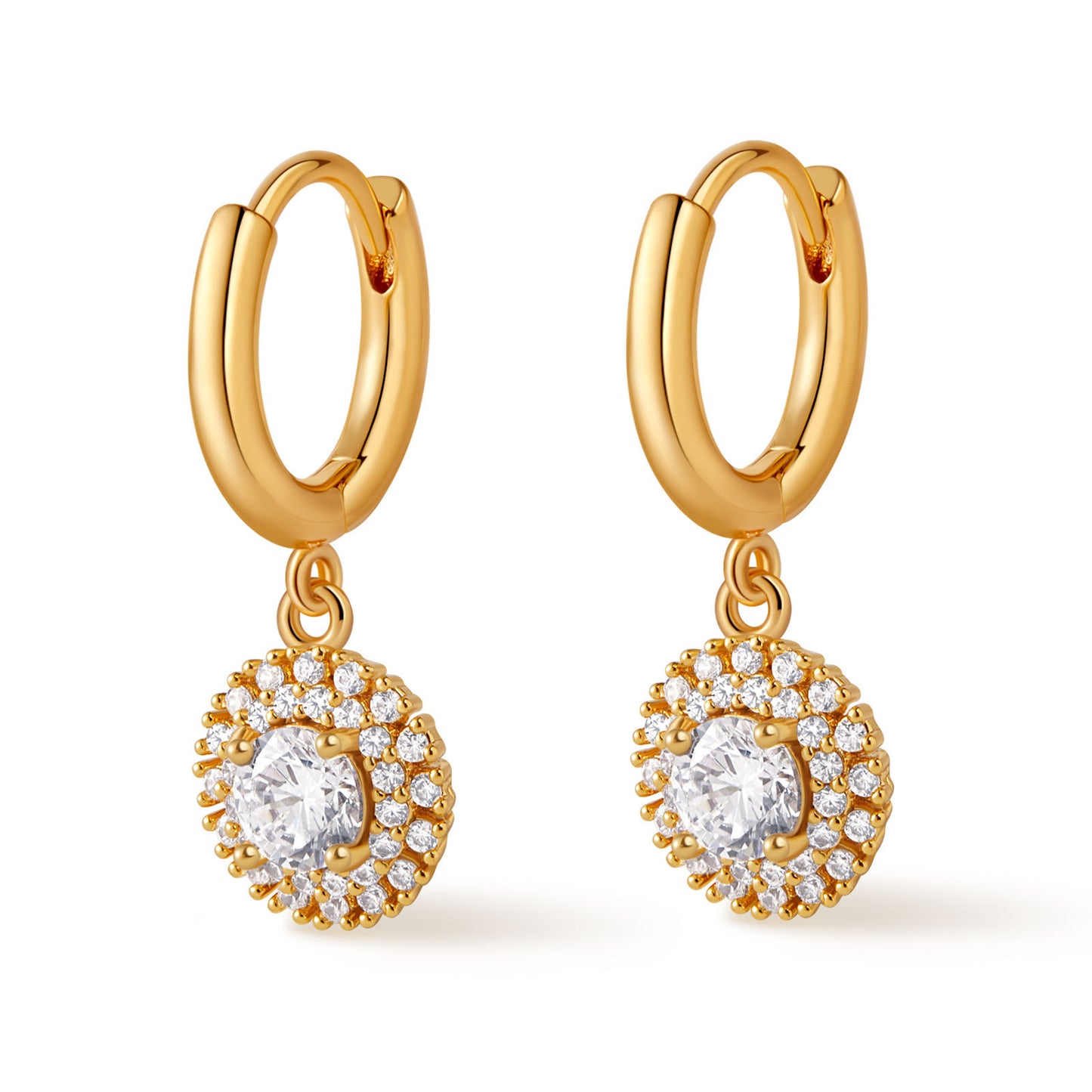 Bohemian Dainty Charm Hoops