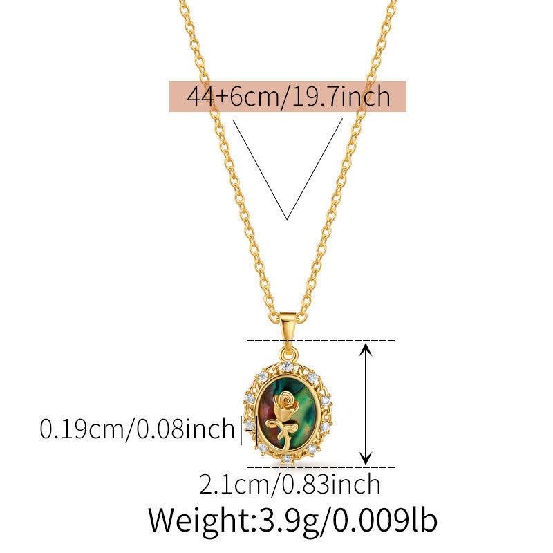 Vintage Iridescent Abalone Shell Necklaces