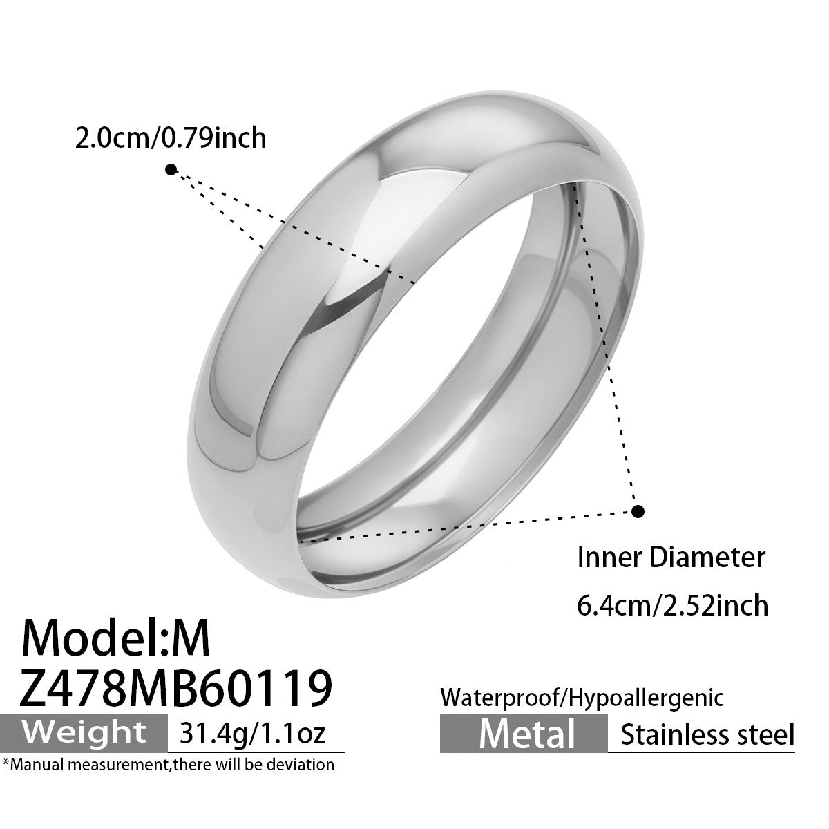 Bracelets minimalistes audacieux en or brillant 