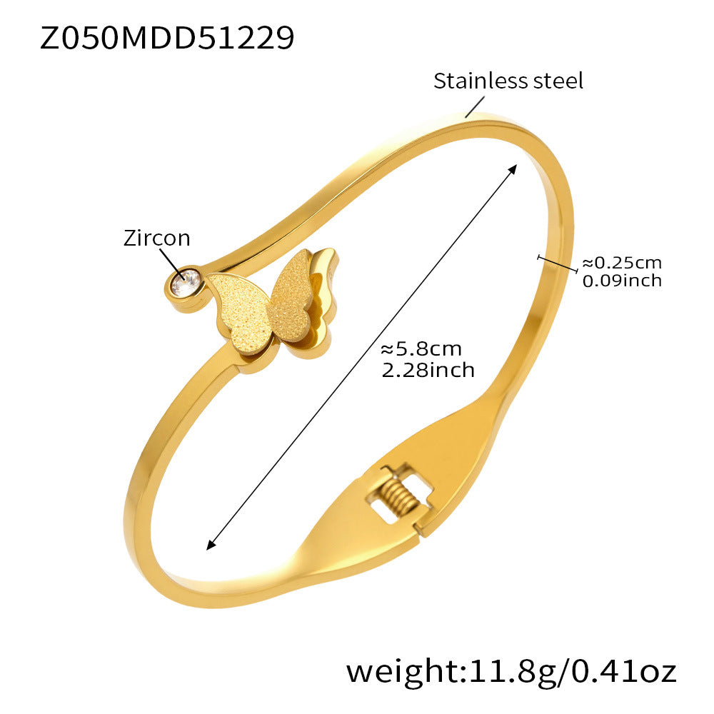 Collection de bracelets Butterfly &amp; Clover en or 