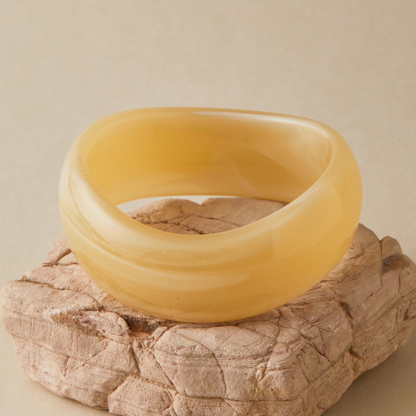 Irregular Resin Chunky Bangles Collection