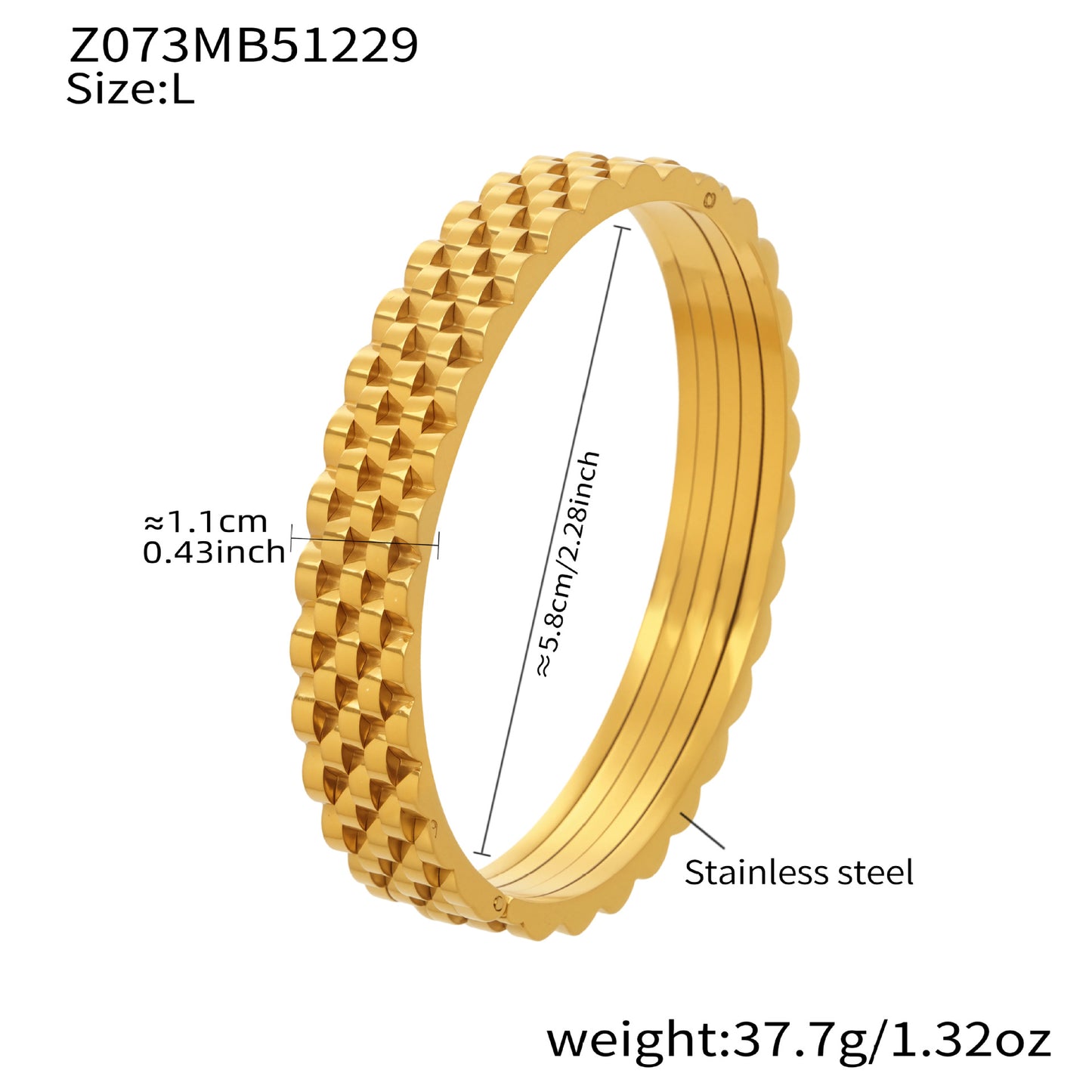 Bracelets ornés de cristaux symboliques 