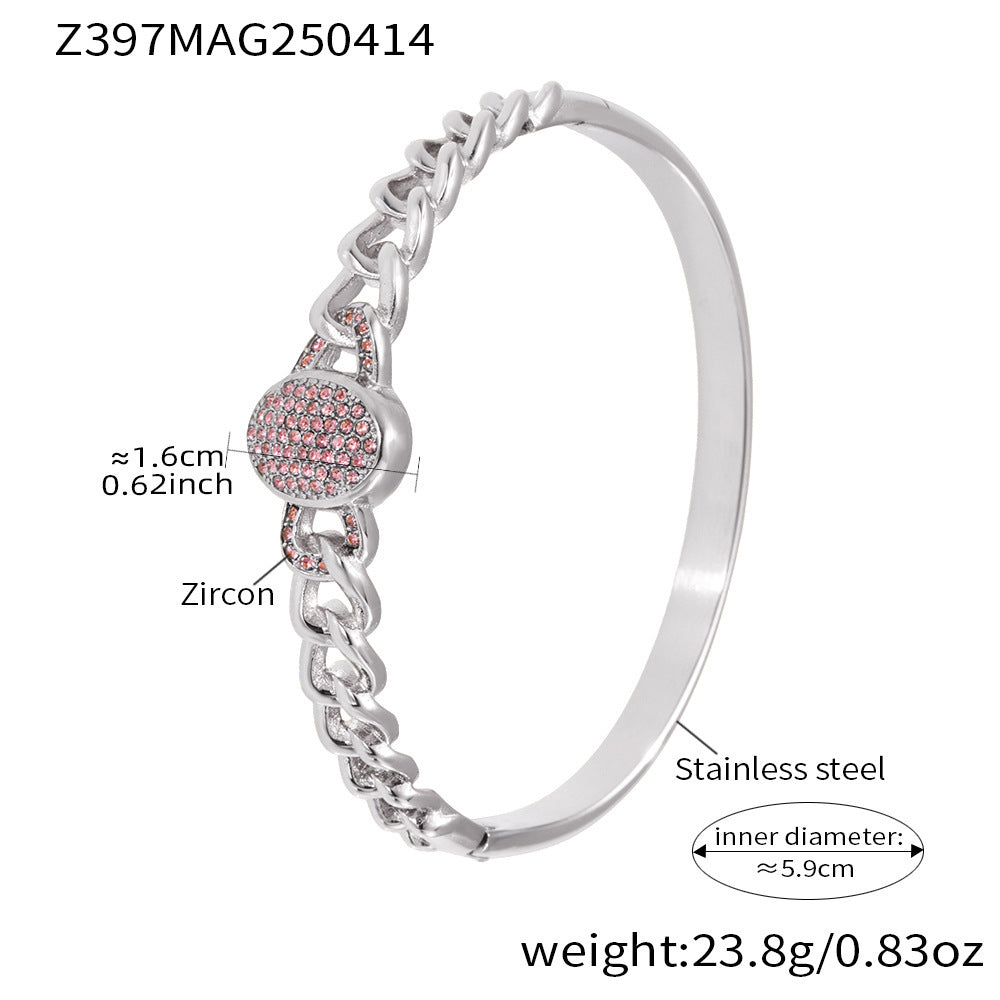 Textured Crystal Bangle Collection