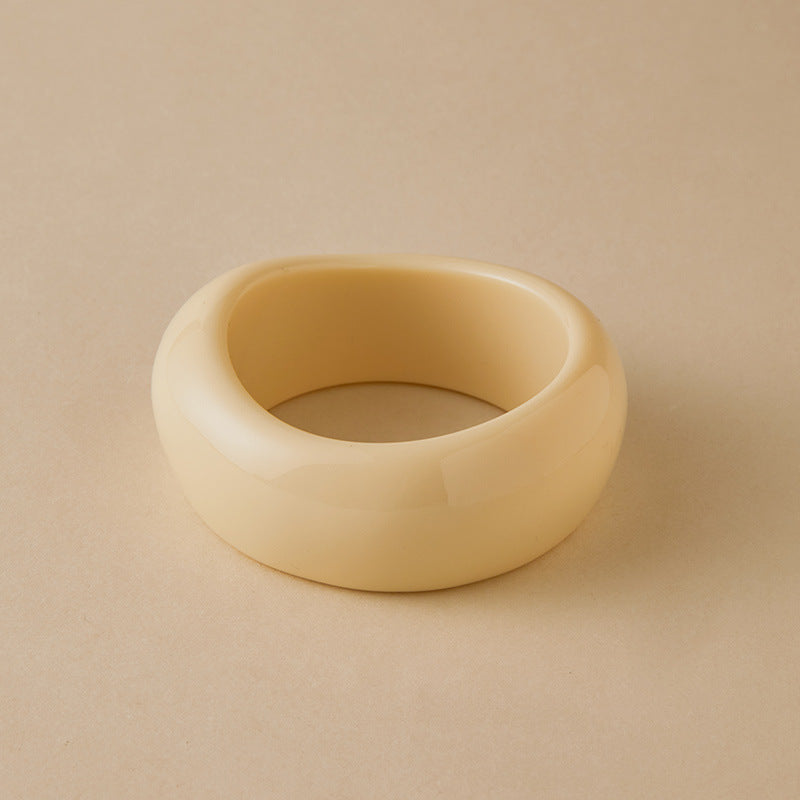 Irregular Resin Chunky Bangles Collection