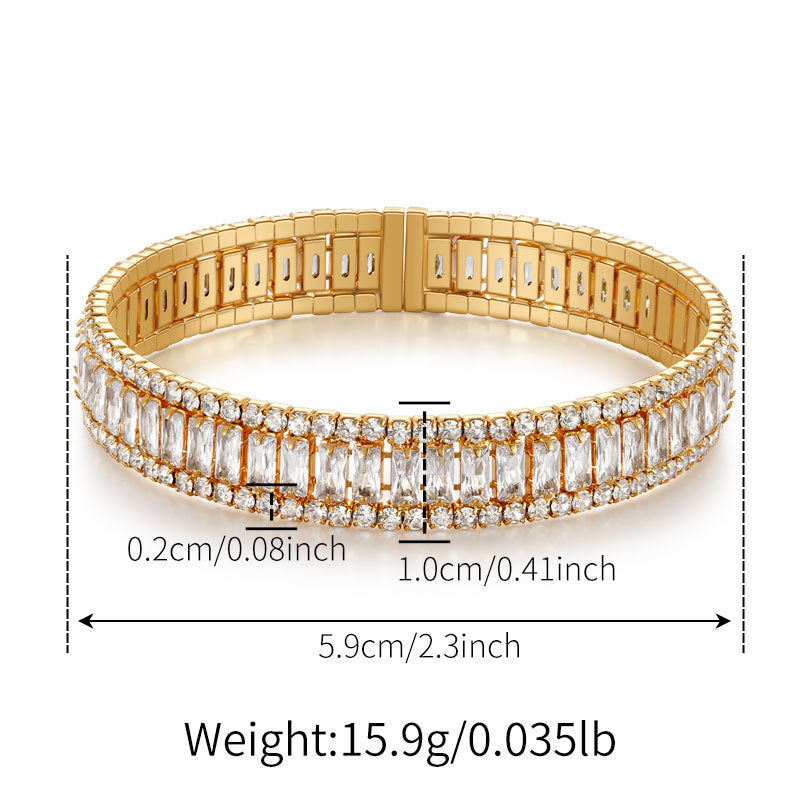 Luxury Gold Crystal & Vibrant Bead Bracelet