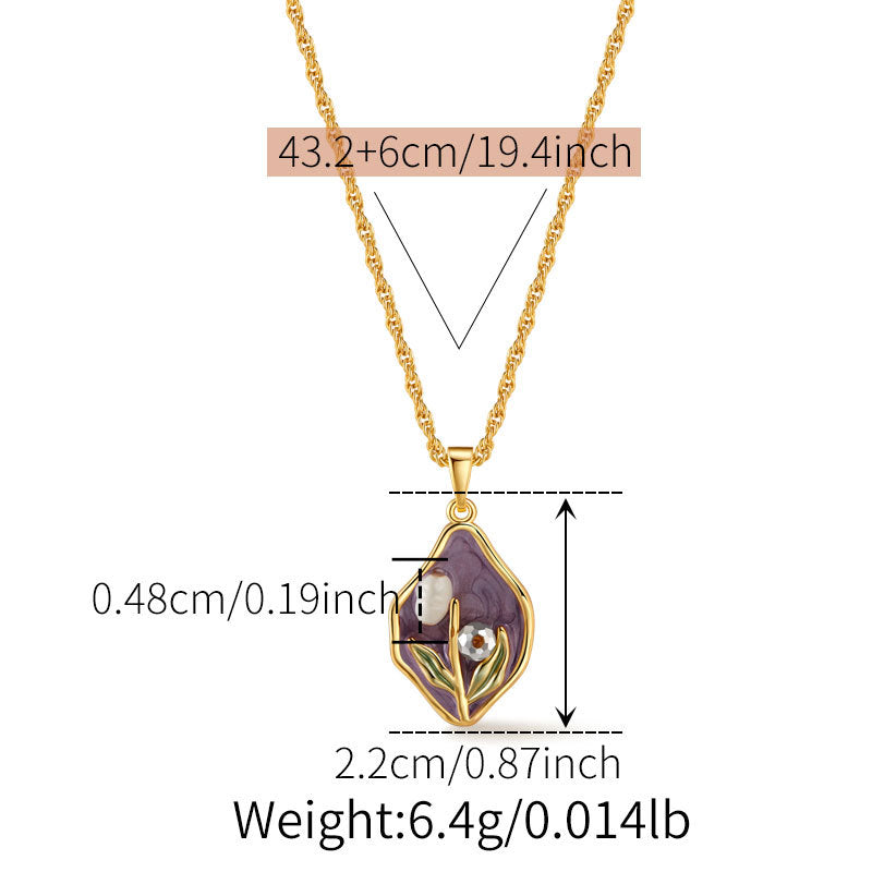 Verzauberte Emaille: Vintage-Blumen- und Meeresschätze 