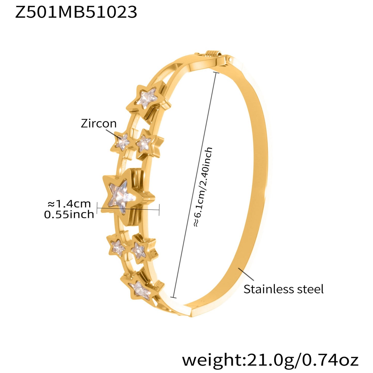 Crystal Symbolic Stackable Bangle Collection